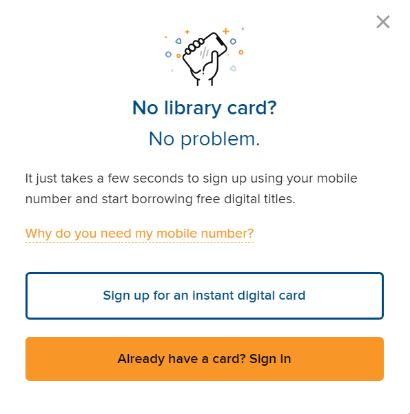 No library card? No problem