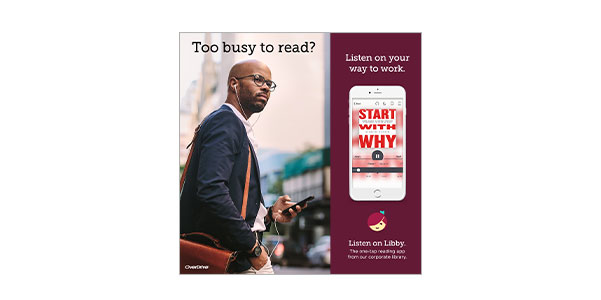 Too busy to read? Listen on your way to work.