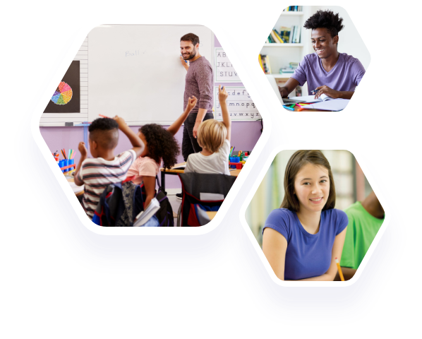 K-12 Schools Hexagons